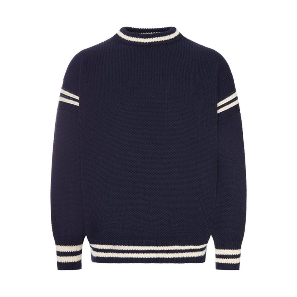 Golden Goose Deluxe Brand Men Boxy Sweater With Embroidered Logo